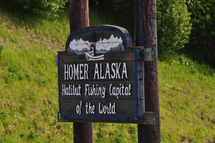 homer welcome sign